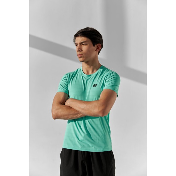 Erkaklar uchun Indeed fitnes futbolkasi