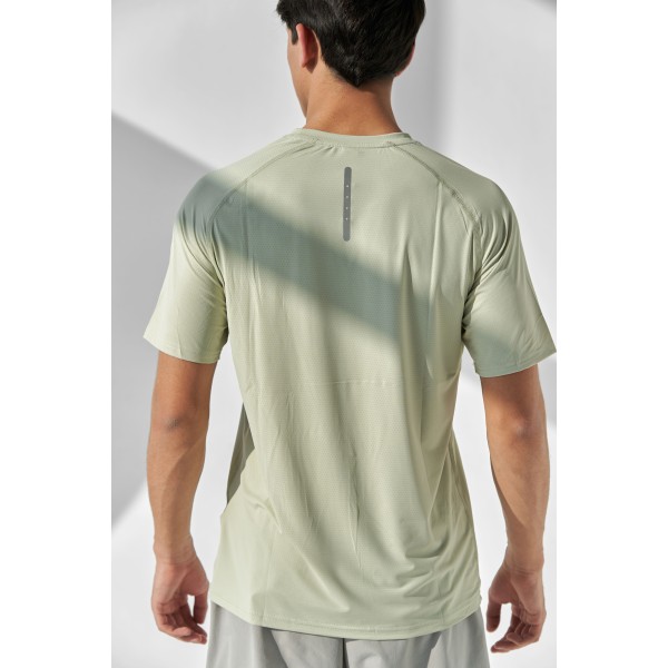 Erkaklar uchun Run fitnes futbolkasi