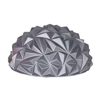 Массажная балансировочная полусфера с треугольными шипами	