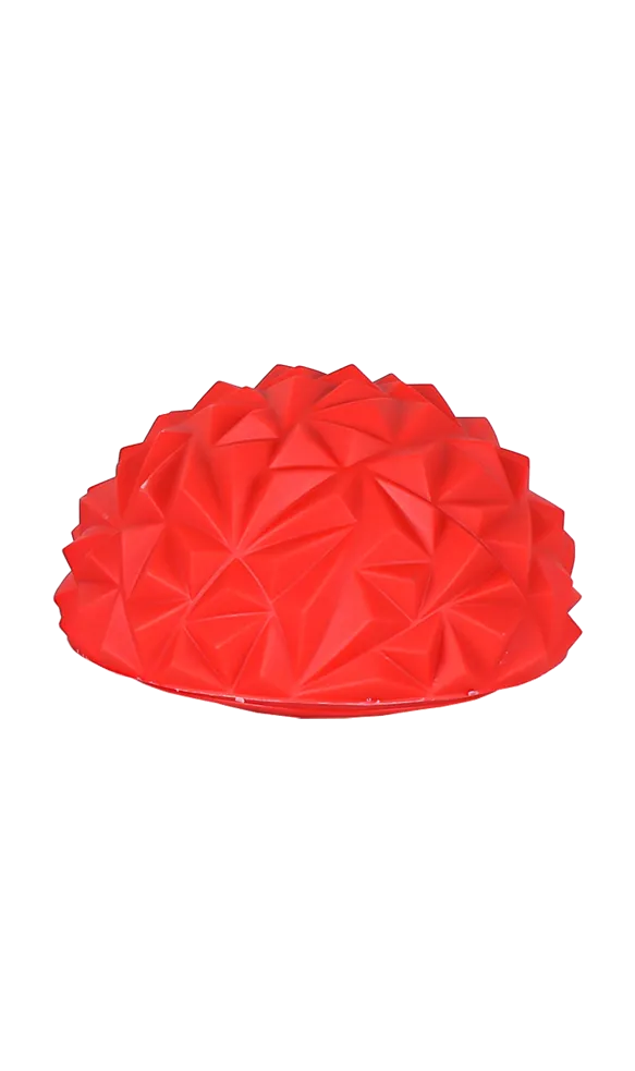 Uchburchak tikanli muvozanatni saqlovchi massaj yarim sharsimon moslamasi