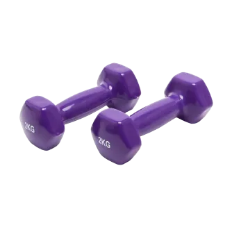 Гантель виниловая 2 кг