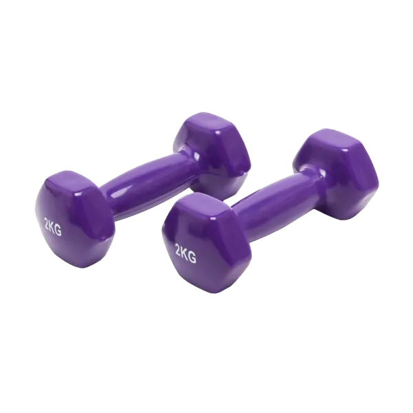 Гантель виниловая 2 кг