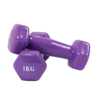 Гантель виниловая 1 кг