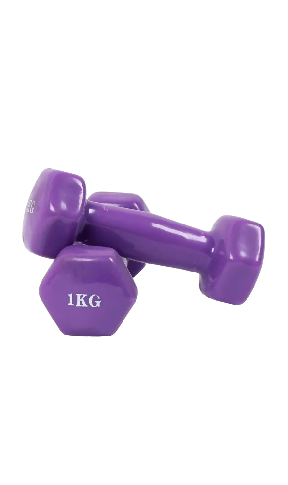 Гантель виниловая 1 кг