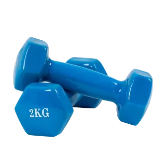 Гантель виниловая 2 кг