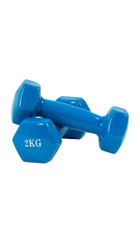 Гантель виниловая 2 кг