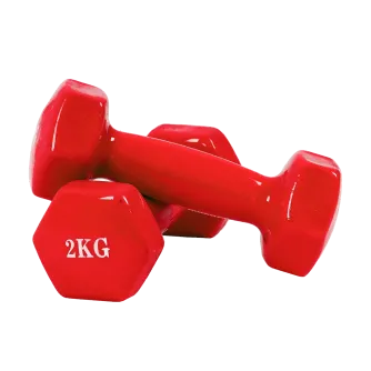 Гантель виниловая 2 кг